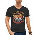 Fall In Love With Kindergarten Autumn Kindergarten Teacher Men's V-Neck T-Shirt, trending gift Fall In Love With Kindergarten Autumn Kindergarten Teacher Men's V-Neck T-Shirt, trending gift