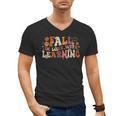 Fall In Love With Learning Autum Thanksgiving Teacher Kids Men's V-Neck T-Shirt, trending gift
