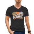 Fall Teacher Shirt 3rd Grade Teacher Retro Halloween Pumpkin Men's V-Neck T-Shirt, trending gift Fall Teacher Shirt 3rd Grade Teacher Retro Halloween Pumpkin Men's V-Neck T-Shirt, trending gift