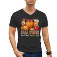 Fall Vibes Costume Teacher Thanksgiving Leopard Gnome Men's V-Neck T-Shirt, trending gift Fall Vibes Costume Teacher Thanksgiving Leopard Gnome Men's V-Neck T-Shirt, trending gift