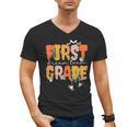 First Grade Dream Retro Team Fall Halloween Spooky Teachers Men's V-Neck T-Shirt, First Grade Teacher Gifts, trending gift First Grade Dream Retro Team Fall Halloween Spooky Teachers Men's V-Neck T-Shirt, First Grade Teacher Gifts, trending gift