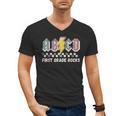 First Grade Rocks Teachers Back To School ABCD Rock Students Men's V-Neck T-Shirt, First Grade Teacher Gifts, trending gift First Grade Rocks Teachers Back To School ABCD Rock Students Men's V-Neck T-Shirt, First Grade Teacher Gifts, trending gift