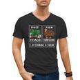 First Teach Then Thanksgiving I'm Earning A Break Teacher Men's V-Neck T-Shirt, trending gift