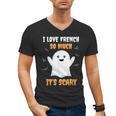 French Teacher Halloween French Class School Men's V-Neck T-Shirt, trending gift
