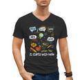 Friendship Inclusion Language Teacher It Starts With Hello Men's V-Neck T-Shirt, trending gift Friendship Inclusion Language Teacher It Starts With Hello Men's V-Neck T-Shirt, trending gift