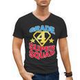 Grade 4 Super Squad Superhero Teacher Team Men's V-Neck T-Shirt, Super Teacher Gifts, trending gift