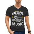 Some Grandpas Play Bingo Real Grandpas Teach Music Teacher Men's V-Neck T-Shirt, trending gift