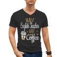 Half Coffee Half English Teacher English Teacher Men Women Men's V-Neck T-Shirt, English Teacher Gifts, trending gift Half Coffee Half English Teacher English Teacher Men Women Men's V-Neck T-Shirt, English Teacher Gifts, trending gift