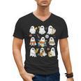 Halloween Ghost Music Teacher Playing Instruments Men's V-Neck T-Shirt, trending gift Halloween Ghost Music Teacher Playing Instruments Men's V-Neck T-Shirt, trending gift