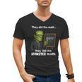 Halloween Monster Math Pun Teacher Humor Men's V-Neck T-Shirt, trending gift