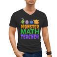 Halloween Monster Math Teacher Men Women Men's V-Neck T-Shirt, trending gift Halloween Monster Math Teacher Men Women Men's V-Neck T-Shirt, trending gift