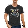 Halloween There's Room On My Broom For You Too Teacher Men's V-Neck T-Shirt, trending gift