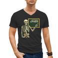 Halloween Skeleton 67 Meme Square Root 4489 Math Teacher Men's V-Neck T-Shirt, trending gift