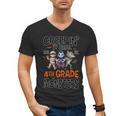 Halloween Teacher Creepin It Real With My 4th Grade Monsters Men's V-Neck T-Shirt, 4th Grade Teacher Gifts, trending gift Halloween Teacher Creepin It Real With My 4th Grade Monsters Men's V-Neck T-Shirt, 4th Grade Teacher Gifts, trending gift