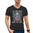 Halloween Teacher I'Ll Just Wait Until It's Quiet Women Men's V-Neck T-Shirt, trending gift