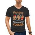 Hangin My Kindergarten Cookie Gingerbread Christmas Teacher For Men Women Kids Men's V-Neck T-Shirt, trending gift Hangin My Kindergarten Cookie Gingerbread Christmas Teacher For Men Women Kids Men's V-Neck T-Shirt, trending gift
