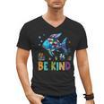 Happy First Day Of School Fish Rainbows Teacher Be Kind Men's V-Neck T-Shirt, trending gift