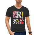 Happy Fri-Yay Teacher Back To School Friday Lovers Men's V-Neck T-Shirt, trending gift Happy Fri-Yay Teacher Back To School Friday Lovers Men's V-Neck T-Shirt, trending gift