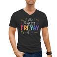 Happy Fri Yay Teacher Friday For Men Women Men's V-Neck T-Shirt, trending gift