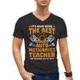 Hard Being The Best Auto Mechanics Teacher For Men Women Kids Men's V-Neck T-Shirt, trending gift Hard Being The Best Auto Mechanics Teacher For Men Women Kids Men's V-Neck T-Shirt, trending gift