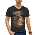 Haunted By 67 Ghost Math Joke Student Halloween Nerd Teacher Men's V-Neck T-Shirt, trending gift Haunted By 67 Ghost Math Joke Student Halloween Nerd Teacher Men's V-Neck T-Shirt, trending gift
