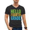 Hello Fourth Grade Shirt 4th Grade Boy Girl Student Teacher Men's V-Neck T-Shirt, 4th Grade Teacher Gifts, trending gift Hello Fourth Grade Shirt 4th Grade Boy Girl Student Teacher Men's V-Neck T-Shirt, 4th Grade Teacher Gifts, trending gift