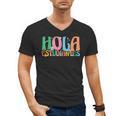 Hola Estudiantes Maestra Back To School Spanish Teacher Men's V-Neck T-Shirt, trending gift Hola Estudiantes Maestra Back To School Spanish Teacher Men's V-Neck T-Shirt, trending gift