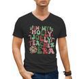 In My Holly Xmas Jolly Teacher Era Teacher Vibes Christmas For Men Women Kids Men's V-Neck T-Shirt, trending gift In My Holly Xmas Jolly Teacher Era Teacher Vibes Christmas For Men Women Kids Men's V-Neck T-Shirt, trending gift