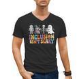 Inclusion Isn't Scary SLP Halloween Sped Teacher Men's V-Neck T-Shirt, trending gift