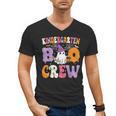 Kindergarten Boo Crew Spooky Kindergarten Halloween Teacher Men's V-Neck T-Shirt, trending gift