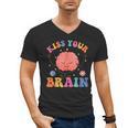 Kiss Your Brain Sped Teacher Appreciation Back To School Kid Men's V-Neck T-Shirt, trending gift Kiss Your Brain Sped Teacher Appreciation Back To School Kid Men's V-Neck T-Shirt, trending gift