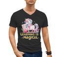 LEARNING IS MAGICAL TEACHER UNICORN BACK TO SCHOOL UNICORN Men's V-Neck T-Shirt, trending gift LEARNING IS MAGICAL TEACHER UNICORN BACK TO SCHOOL UNICORN Men's V-Neck T-Shirt, trending gift