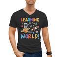 Learning Is Out Of This World Space Back To School Teacher Men's V-Neck T-Shirt, trending gift