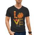Leopard Pumpkin Love Teacher Life Thanksgiving Fall Women Men's V-Neck T-Shirt, trending gift