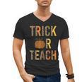 Leopard Trick Or Teach Halloween Teacher Costume Women Men's V-Neck T-Shirt, trending gift Leopard Trick Or Teach Halloween Teacher Costume Women Men's V-Neck T-Shirt, trending gift