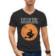 Let's Eat Kids Punctuation Saves Live Witch Grammar Teacher Men's V-Neck T-Shirt, trending gift