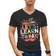 Let's Learn Today Teacher Motivational Back To School Men's V-Neck T-Shirt, trending gift Let's Learn Today Teacher Motivational Back To School Men's V-Neck T-Shirt, trending gift