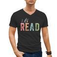 Let's Read Book Nerd Reading Book Lover Librarian Teacher Men's V-Neck T-Shirt, trending gift Let's Read Book Nerd Reading Book Lover Librarian Teacher Men's V-Neck T-Shirt, trending gift