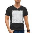 Lined Paper Notebook Halloween Costume For Students Teachers For Men Women Kids Men's V-Neck T-Shirt, trending gift