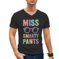 Little MISS SMARTY PANTS School Grad Teacher Last Day Men's V-Neck T-Shirt, trending gift