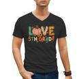 Love 5th Grade Thanksgiving Colorful Fall Leaves Teacher Men's V-Neck T-Shirt, trending gift Love 5th Grade Thanksgiving Colorful Fall Leaves Teacher Men's V-Neck T-Shirt, trending gift