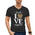 Love Leopard Print Teacher Cheetah School Inspire Teach Men's V-Neck T-Shirt, trending gift Love Leopard Print Teacher Cheetah School Inspire Teach Men's V-Neck T-Shirt, trending gift