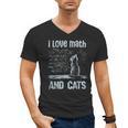 I Love Math And Cats Cat Lover Science Teacher Student Men's V-Neck T-Shirt, Science Teacher Gifts, trending gift I Love Math And Cats Cat Lover Science Teacher Student Men's V-Neck T-Shirt, Science Teacher Gifts, trending gift