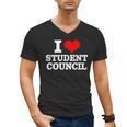 I Love Student Council Student Teacher Men's V-Neck T-Shirt, trending gift