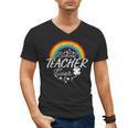 Luckiest Teacher Ever Rainbow- St Patricks Day Teacher Men's V-Neck T-Shirt, trending gift Luckiest Teacher Ever Rainbow- St Patricks Day Teacher Men's V-Neck T-Shirt, trending gift