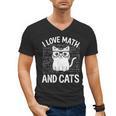 Math And Cats Apparel For Teachers Students Cat Lovers Men's V-Neck T-Shirt, trending gift Math And Cats Apparel For Teachers Students Cat Lovers Men's V-Neck T-Shirt, trending gift