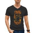 Math Teacher Nerd Student Halloween Trig Or Treat Men's V-Neck T-Shirt, trending gift