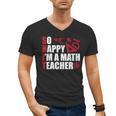 Math Teacher School So Happy I'm A Math Teacher Men's V-Neck T-Shirt, trending gift Math Teacher School So Happy I'm A Math Teacher Men's V-Neck T-Shirt, trending gift