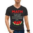 Math Watermelon Calculation Joke Teacher Student Men's V-Neck T-Shirt, trending gift Math Watermelon Calculation Joke Teacher Student Men's V-Neck T-Shirt, trending gift