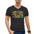 Montessori Rocks Montessori Teacher Back To School Men's V-Neck T-Shirt, trending gift Montessori Rocks Montessori Teacher Back To School Men's V-Neck T-Shirt, trending gift